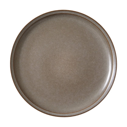 Better Homes and Gardens Banks Brown 12-Piece Stoneware Plates & Bowls Dinnerware Set